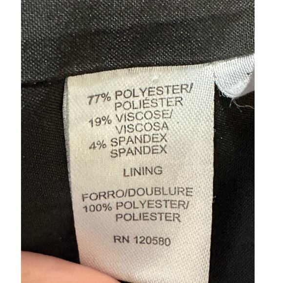 Amanda + Chelsea black white polka dots 3/4 sleeves blazer size 10 - Picture 4 of 11